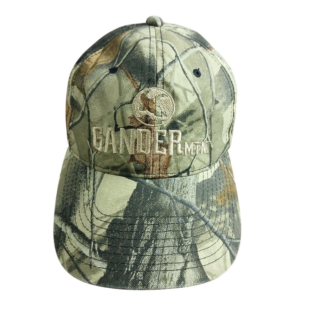 Gander Mountain Realtree Hardwoods Camo Adjustable Baseball Cap Hat Mens OSFM